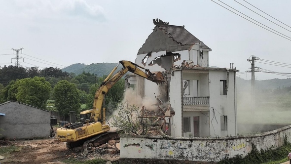 最后一戶(hù)拆除！江北港鐵路專(zhuān)用線(xiàn)項(xiàng)目征遷工作圓滿(mǎn)收官！